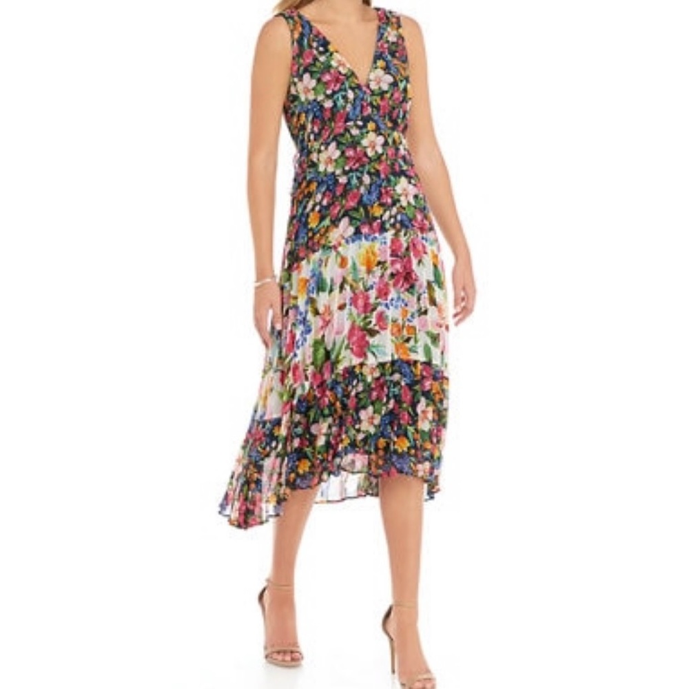 Taylor Mixed Floral Chiffon Maxi Dress Petite 4